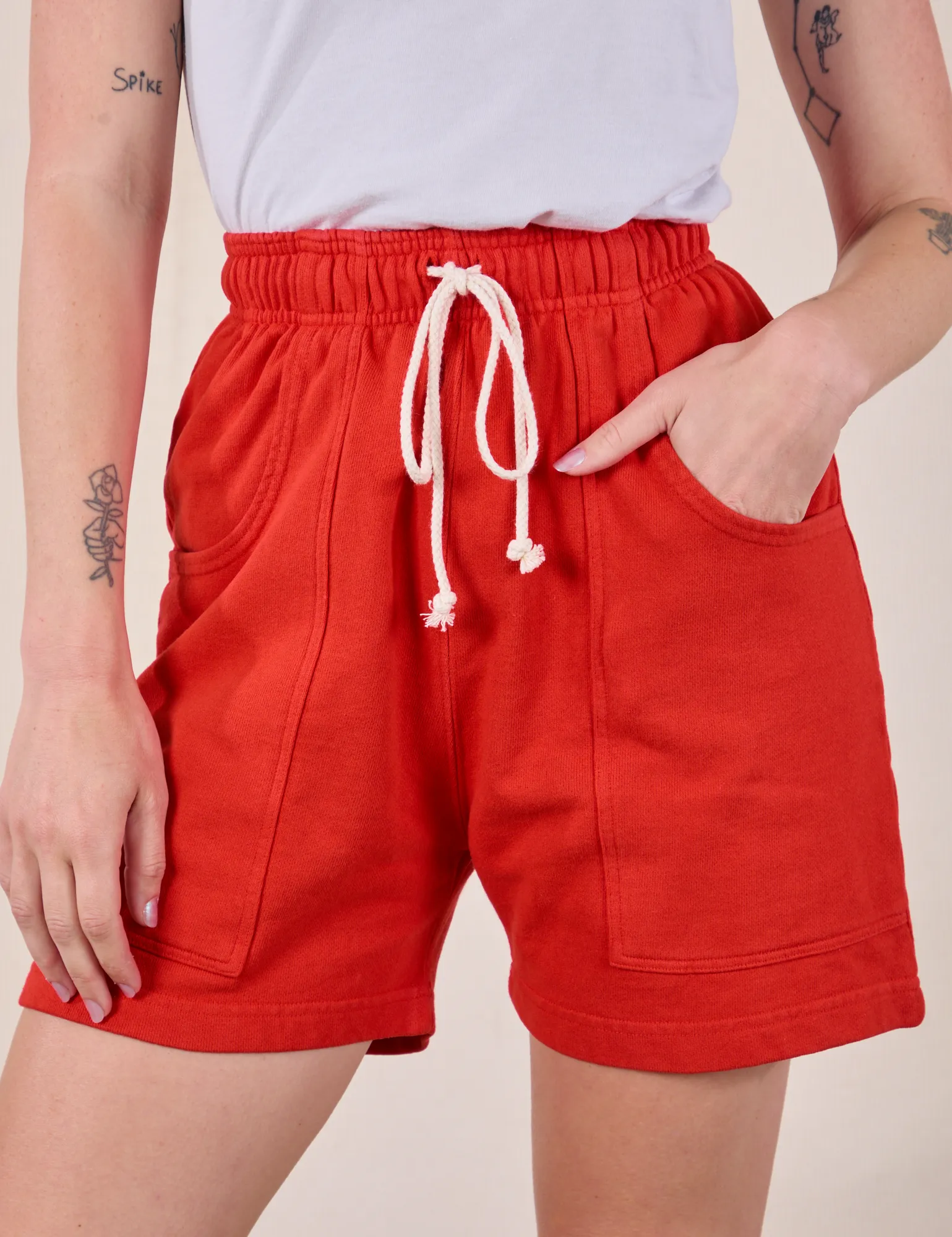 Sweat Shorts - Mustang Red sold by Big Bud Press product image thumbnail 4