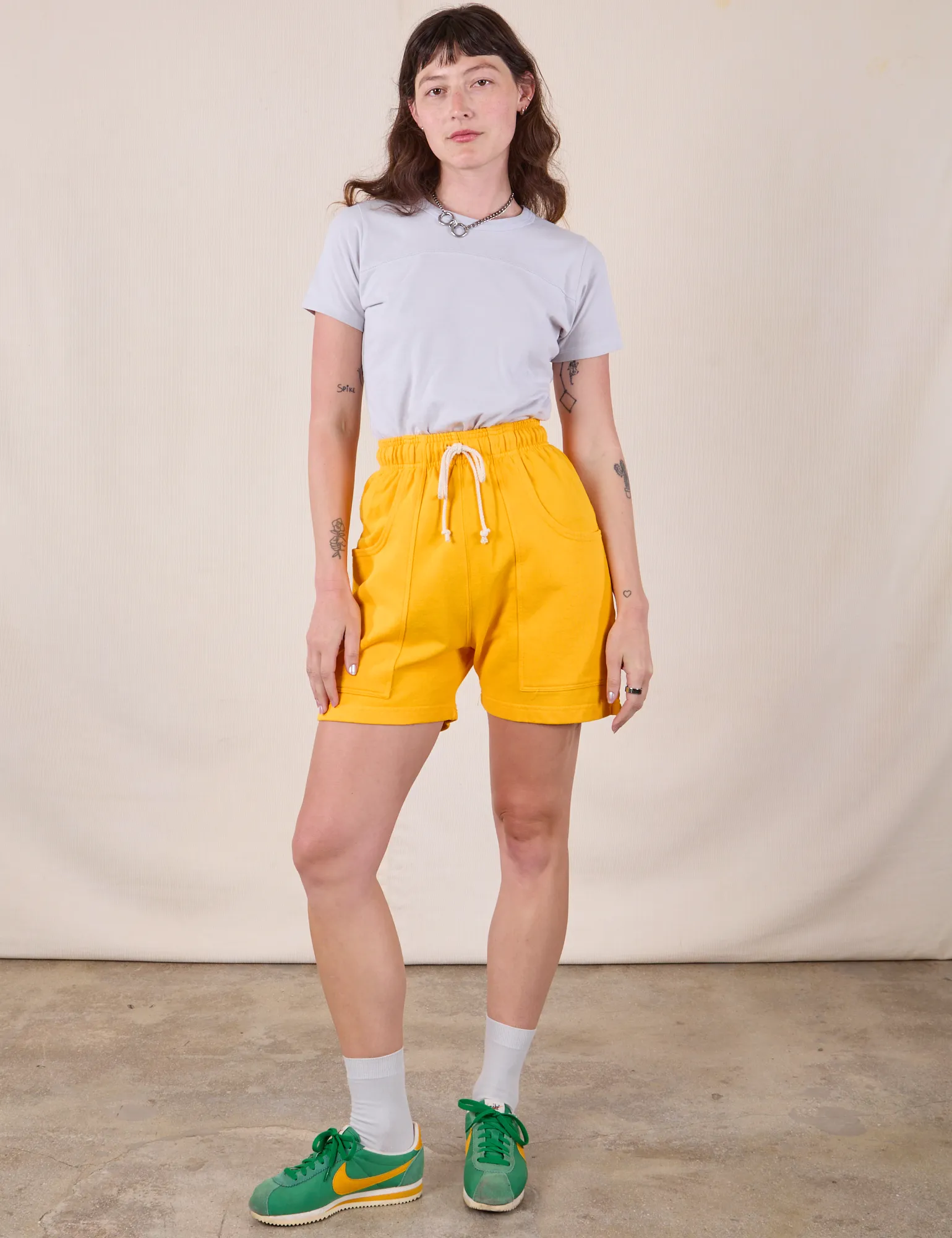 Sweat Shorts - Sunshine Yellow sold by Big Bud Press