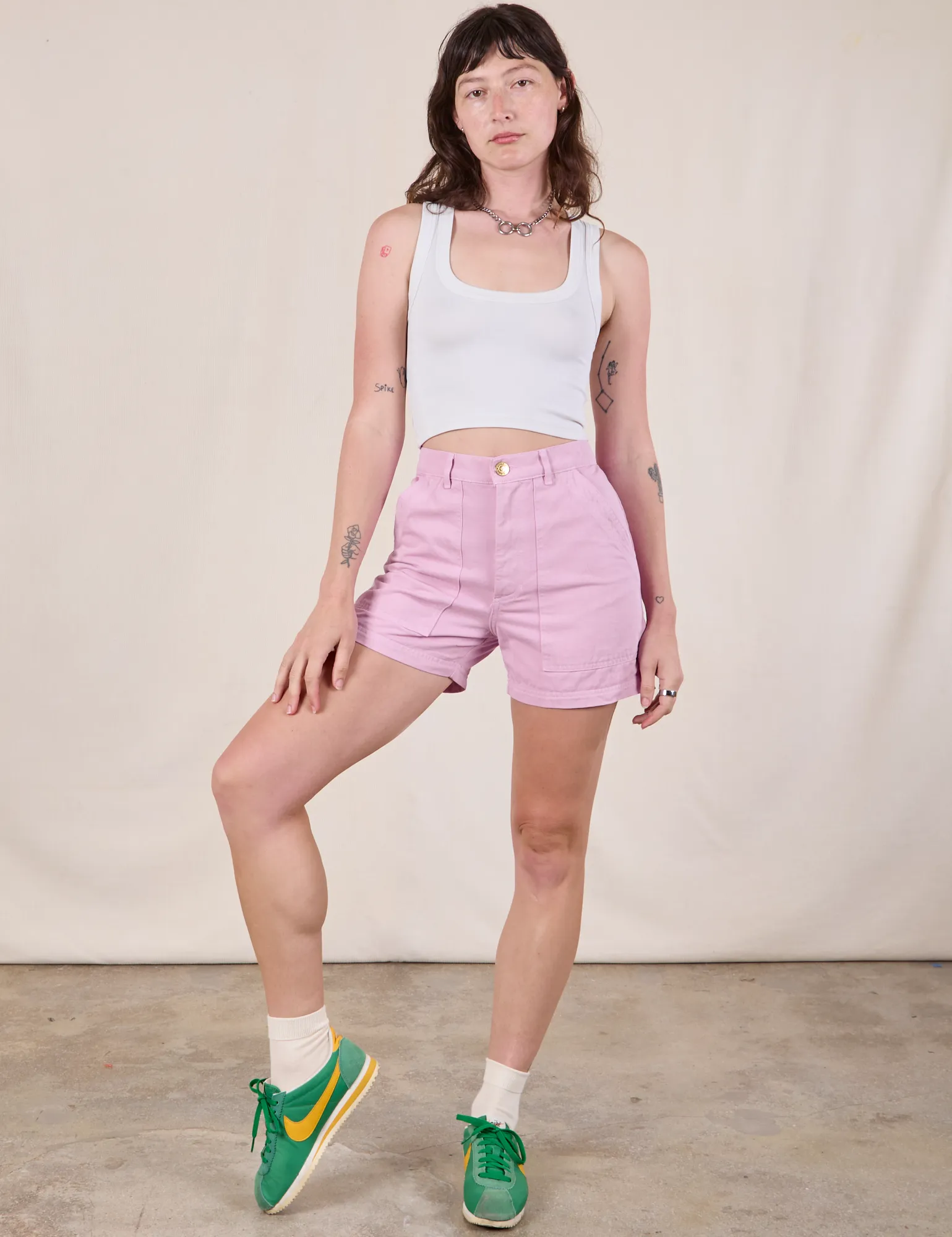 Classic Work Shorts - Lilac Purple sold by Big Bud Press