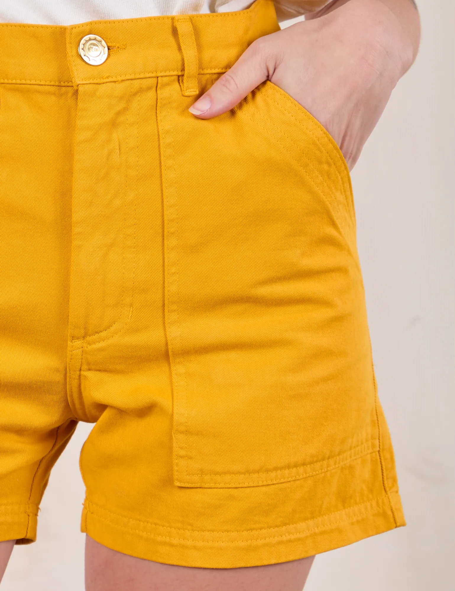 Classic Work Shorts - Mustard Yellow sold by Big Bud Press product image thumbnail 4