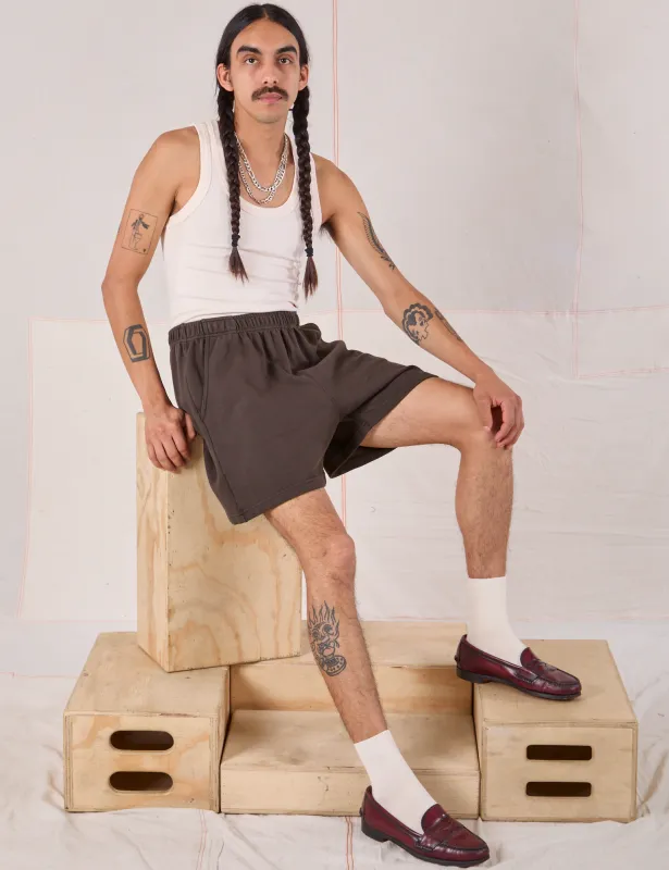 Easy Shorts - Espresso Brown made by Big Bud Press