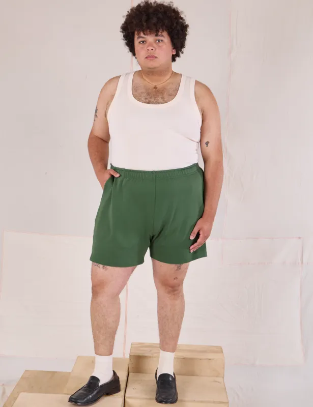 Easy Shorts - Dark Emerald Green made by Big Bud Press
