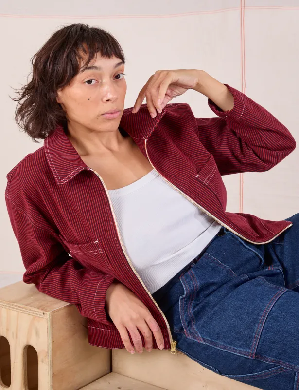 Railroad Mechanic Jacket - Mustang Red *FINAL SALE* sold by Big Bud Press