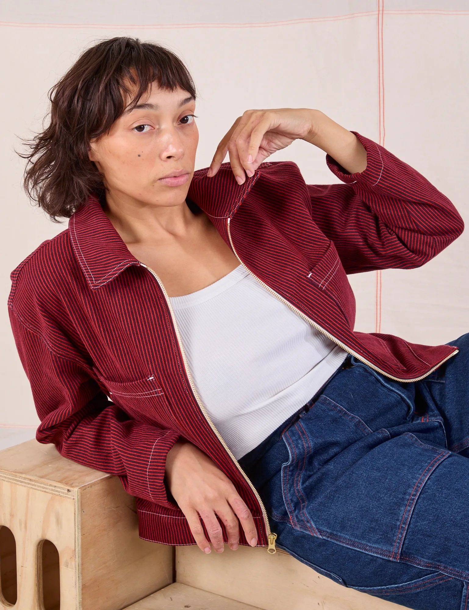 Railroad Mechanic Jacket - Mustang Red *FINAL SALE* sold by Big Bud Press