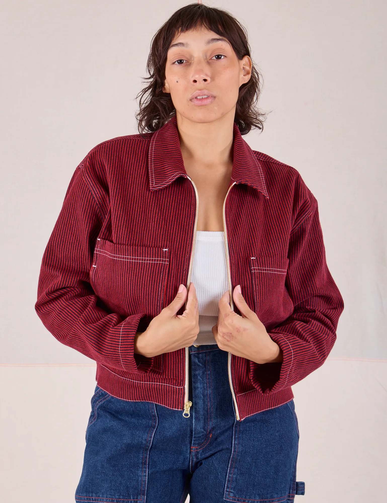 Railroad Mechanic Jacket - Mustang Red *FINAL SALE* sold by Big Bud Press product image thumbnail 3