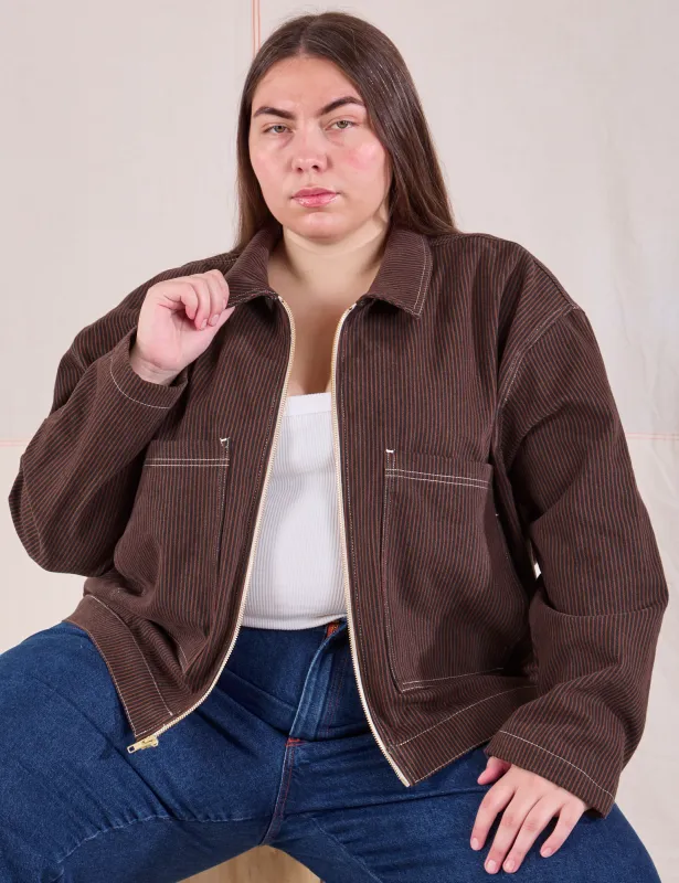 Railroad Mechanic Jacket - Fudgesicle Brown *FINAL SALE* sold by Big Bud Press
