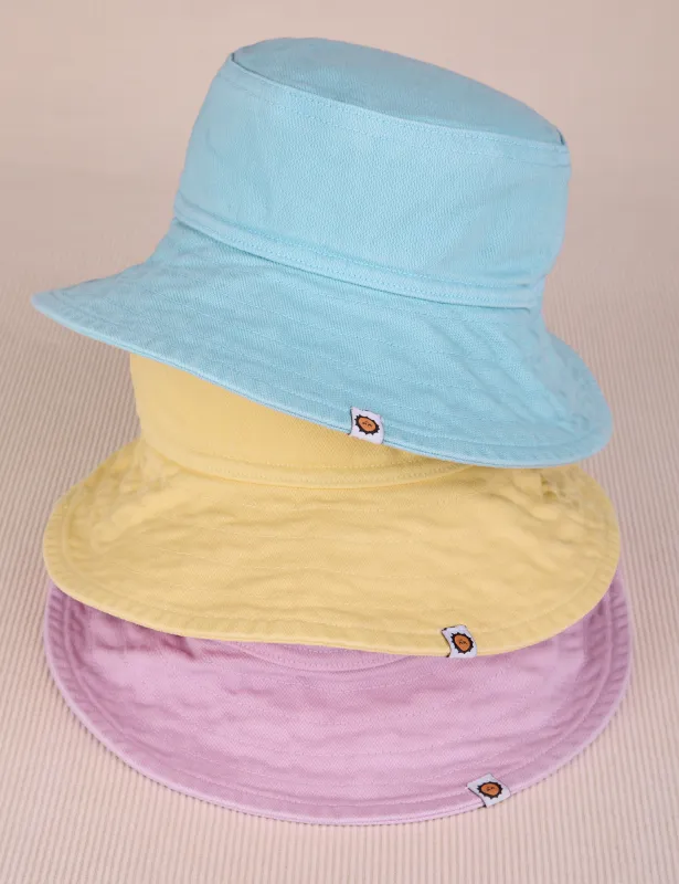 Wide Brim Denim Bucket Hats - Spring Colors *FINAL SALE* sold by Big Bud Press