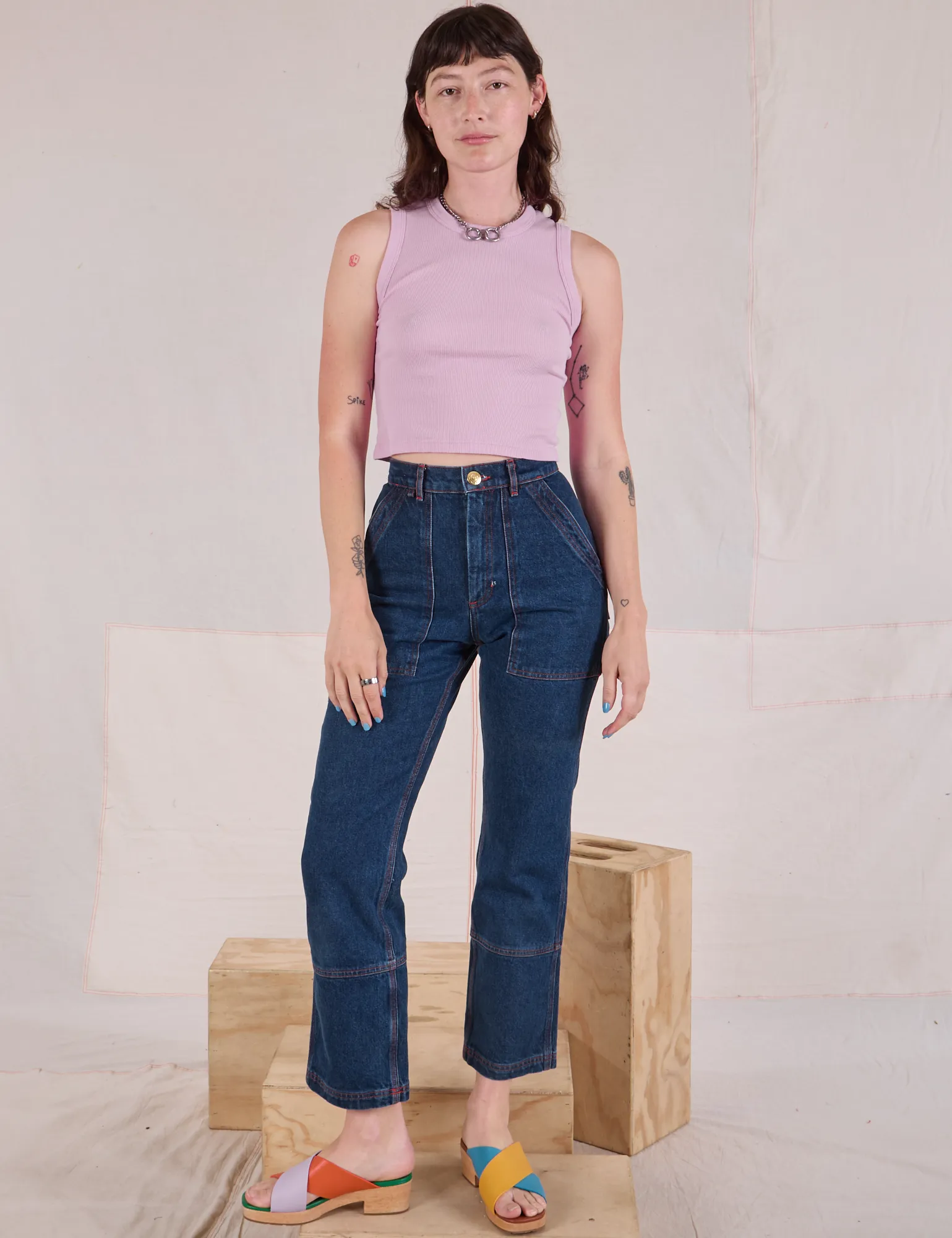 Muscle Tee - Lilac *FINAL SALE* sold by Big Bud Press product image thumbnail 5