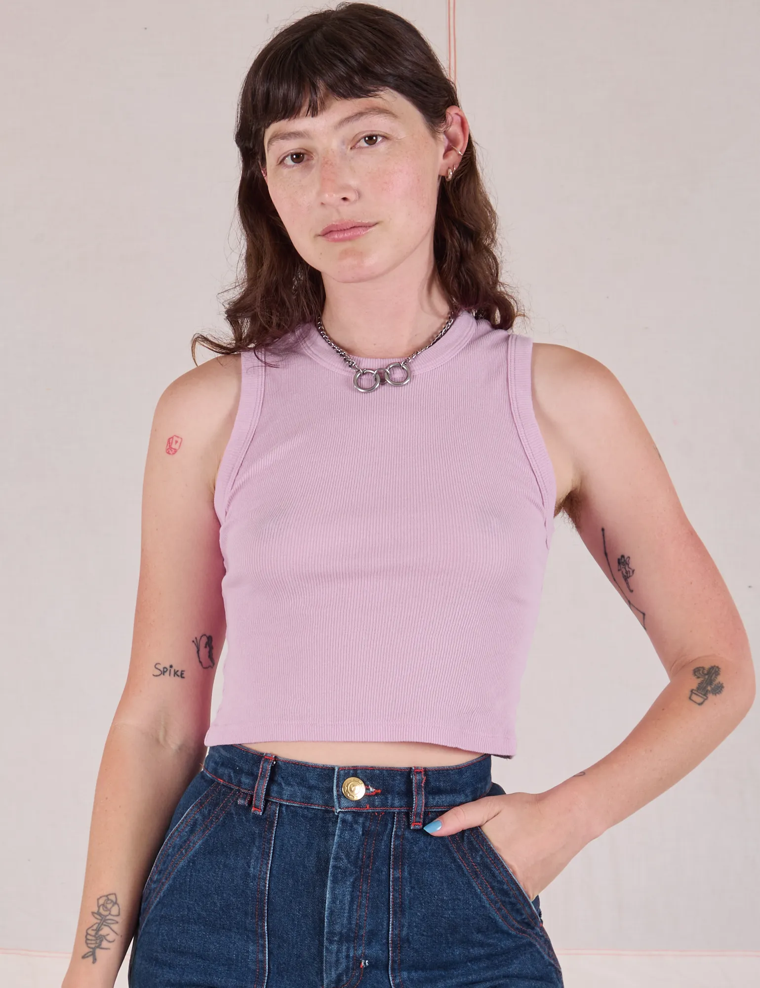 Muscle Tee - Lilac *FINAL SALE* sold by Big Bud Press product image thumbnail 3