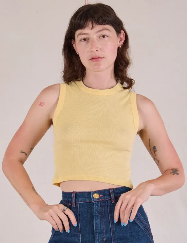 Muscle Tee - Butter Yellow *FINAL SALE* sold by Big Bud Press