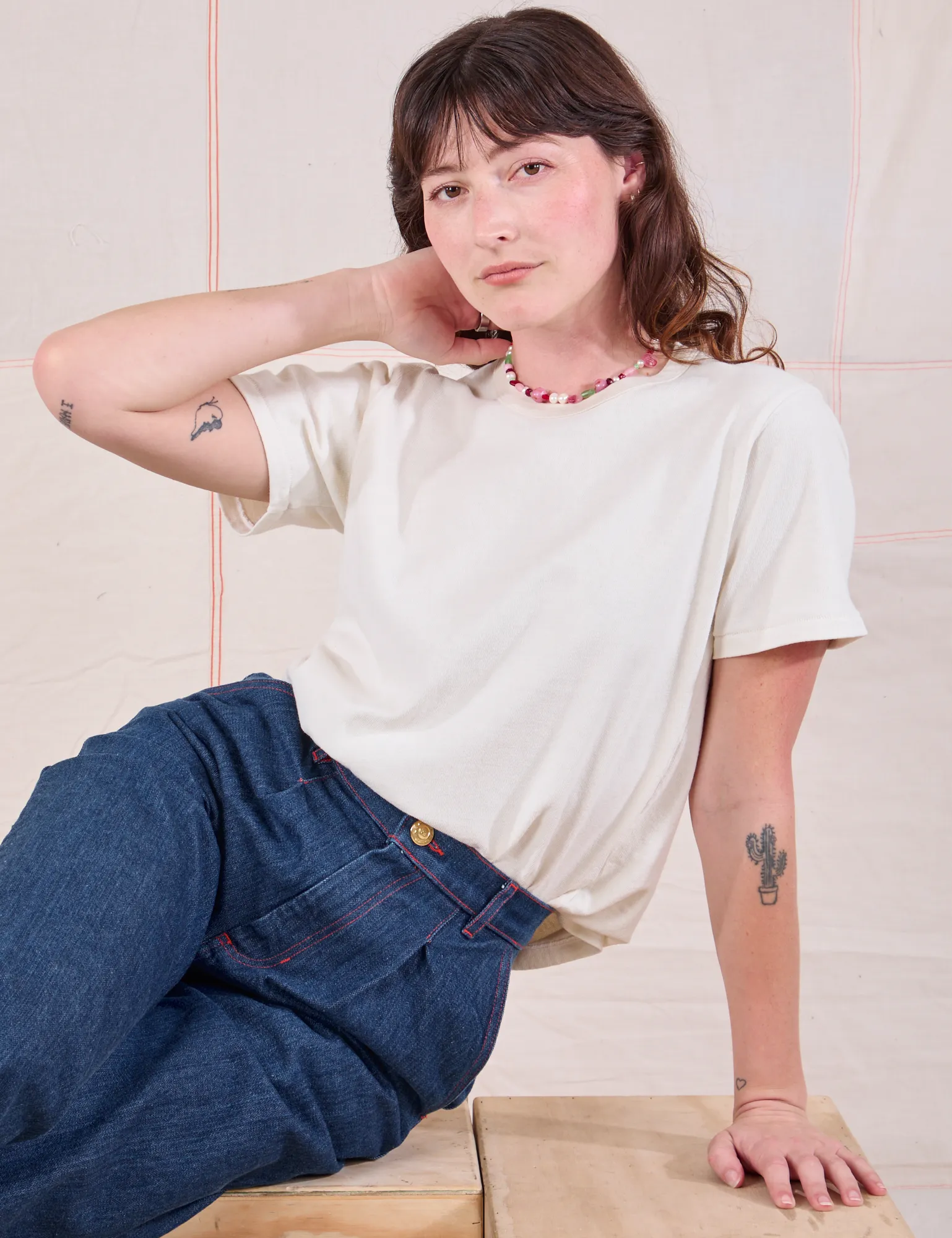 Burly Tee - Vintage Tee White sold by Big Bud Press