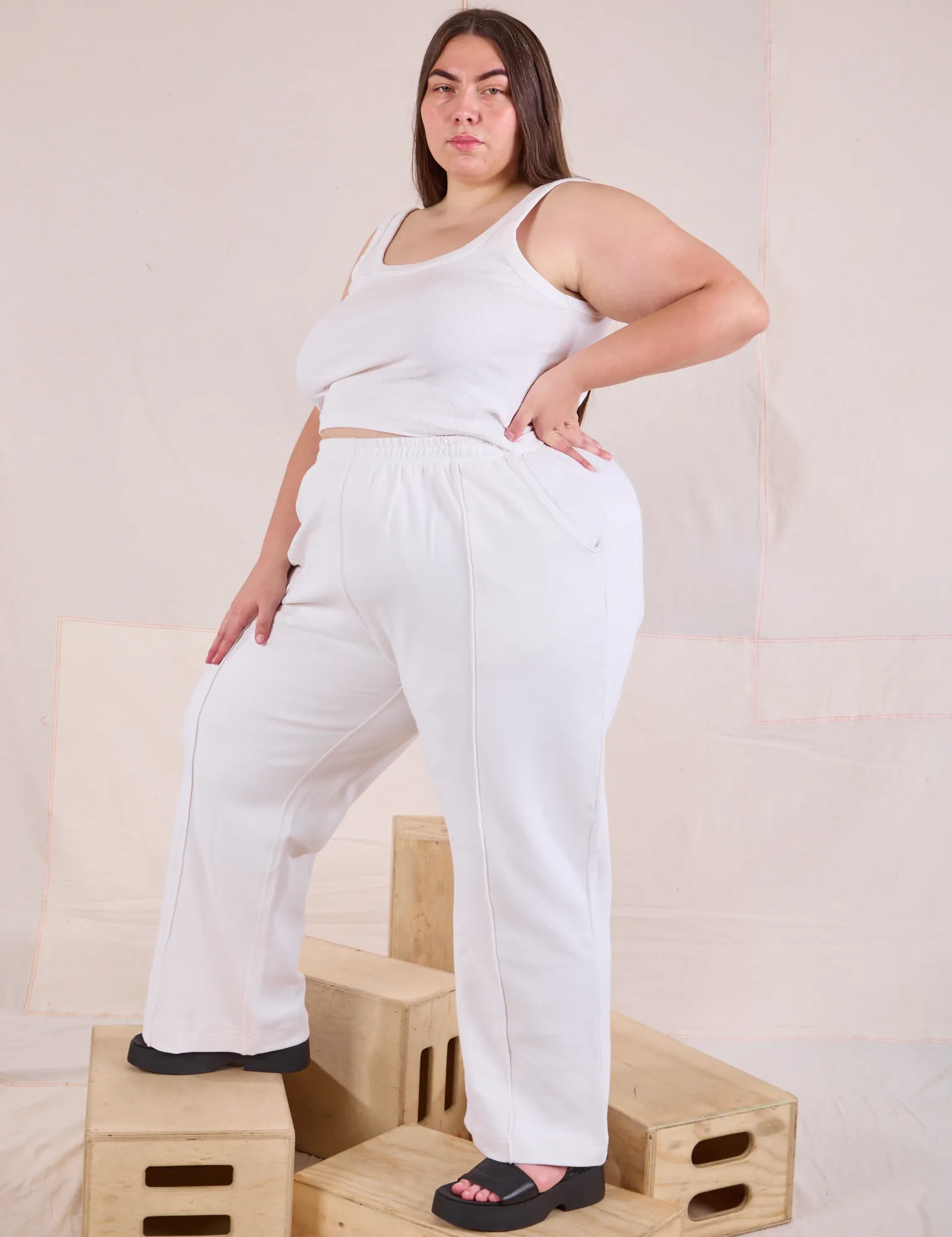 Easy Western Pants - Vintage Tee White *FINAL SALE* sold by Big Bud Press product image thumbnail 4
