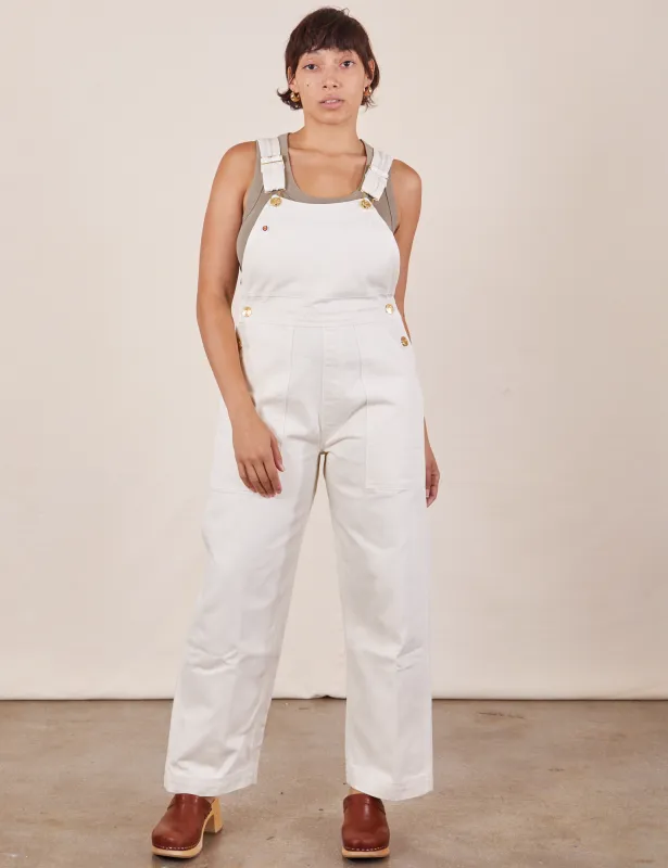Original Overalls - Vintage Tee White *FINAL SALE* sold by Big Bud Press