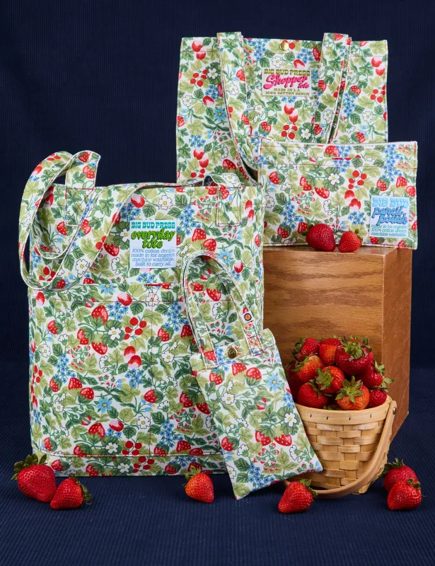 Strawberry Blossom Bags sold by Big Bud Press