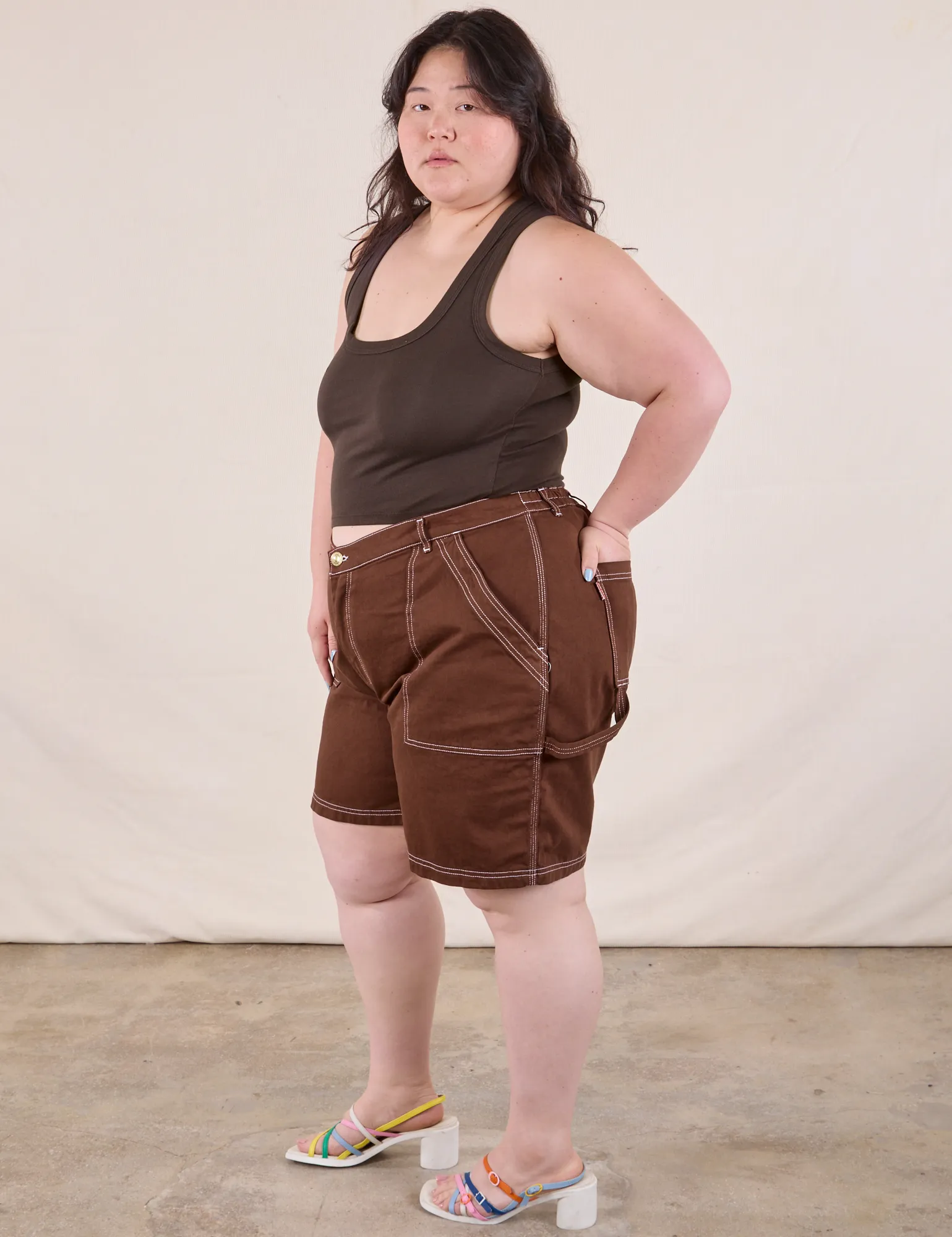 10oz Carpenter Shorts - Fudgesicle Brown sold by Big Bud Press product image thumbnail 5