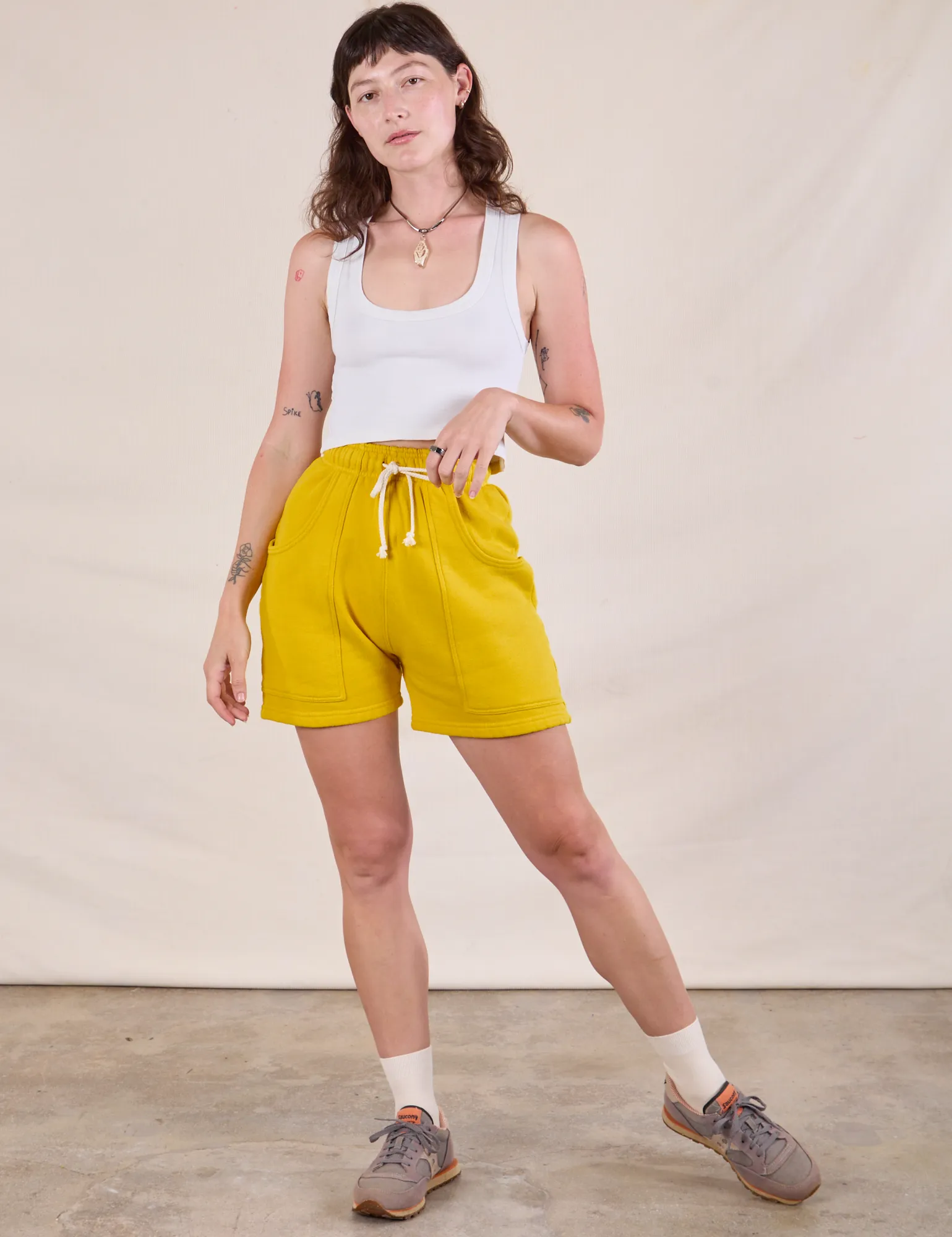 Heavyweight Sweat Shorts - Golden Yellow sold by Big Bud Press product image thumbnail 5