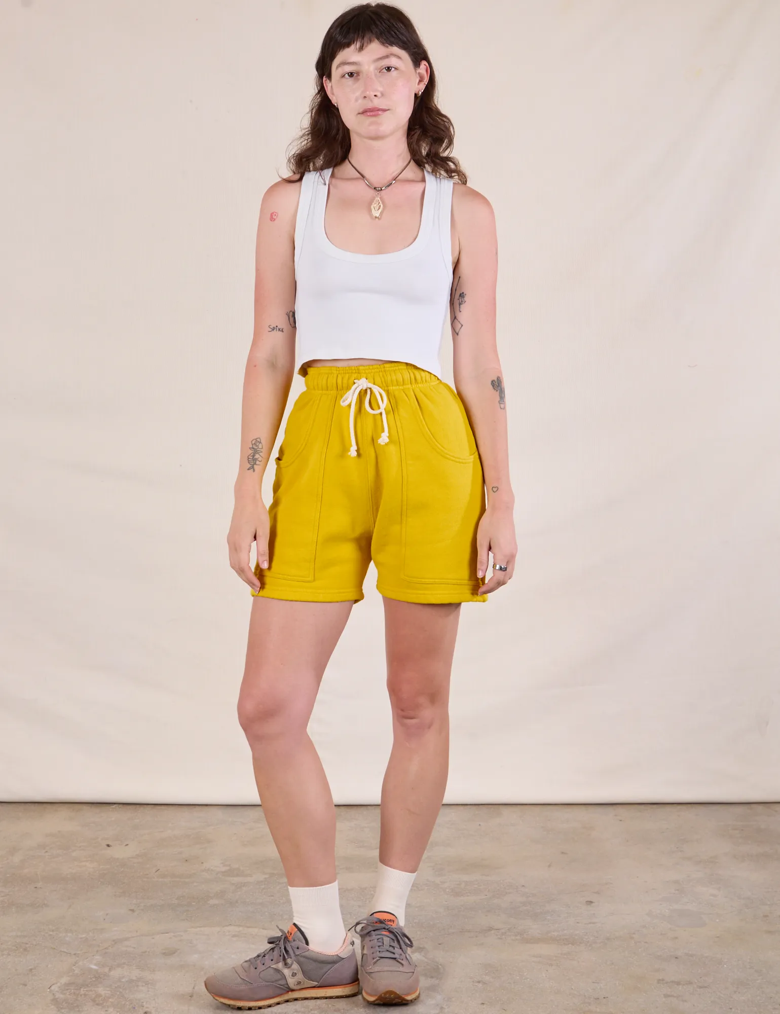 Heavyweight Sweat Shorts - Golden Yellow sold by Big Bud Press product image thumbnail 3