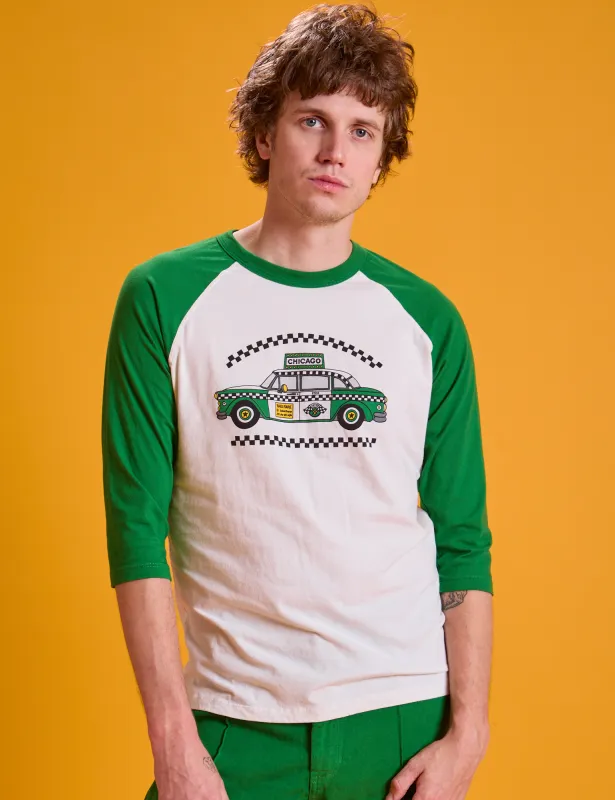 Taxi Raglan Tee - Chicago *FINAL SALE* sold by Big Bud Press