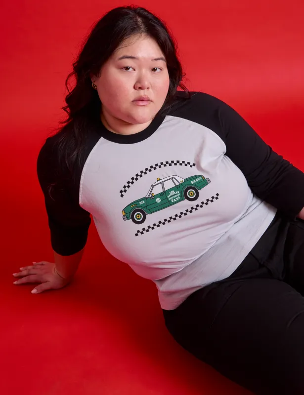 Taxi Raglan Tee - Los Angeles *FINAL SALE* sold by Big Bud Press