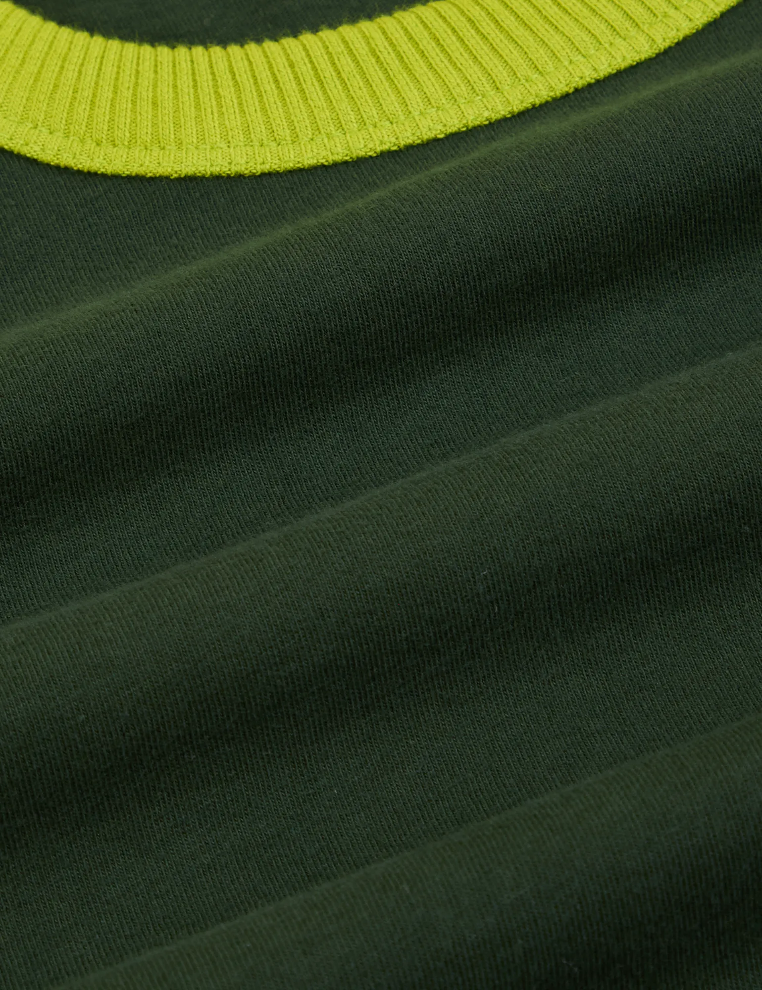 Colorblock Cropped Tank - Swamp Green sold by Big Bud Press product image thumbnail 2