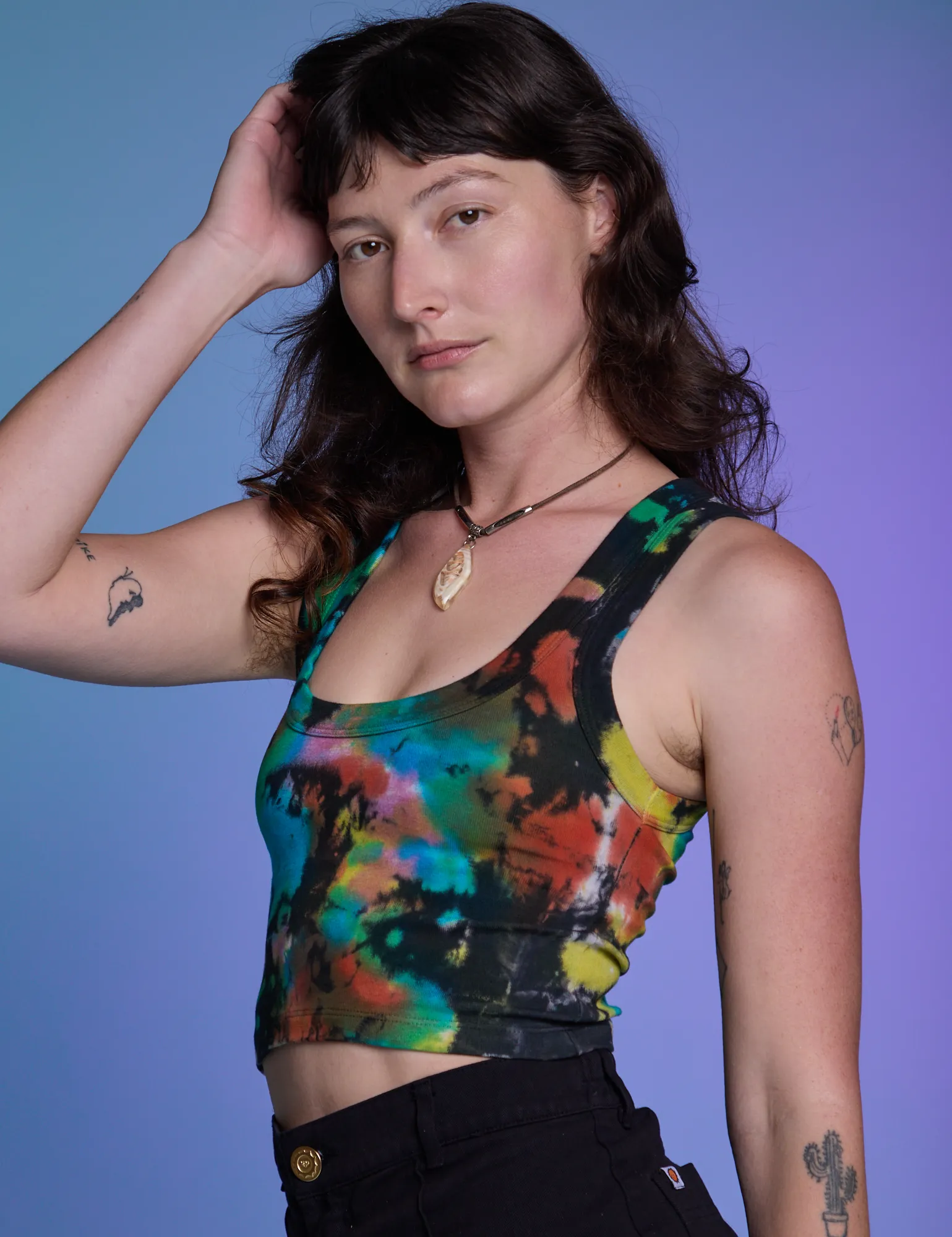 Rainbow Magic Waters Cropped Tank *FINAL SALE* sold by Big Bud Press product image thumbnail 5