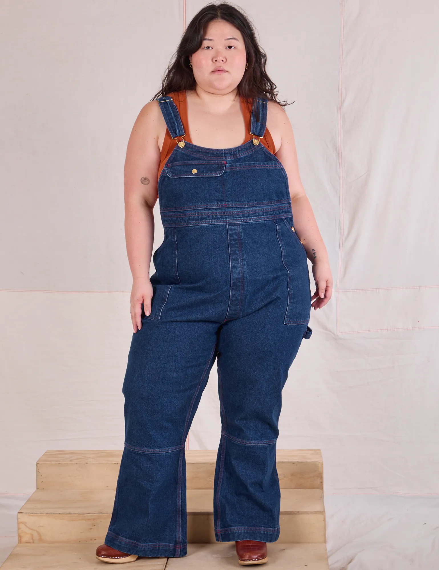 Carpenter Overalls - Dark Wash *FINAL SALE* sold by Big Bud Press