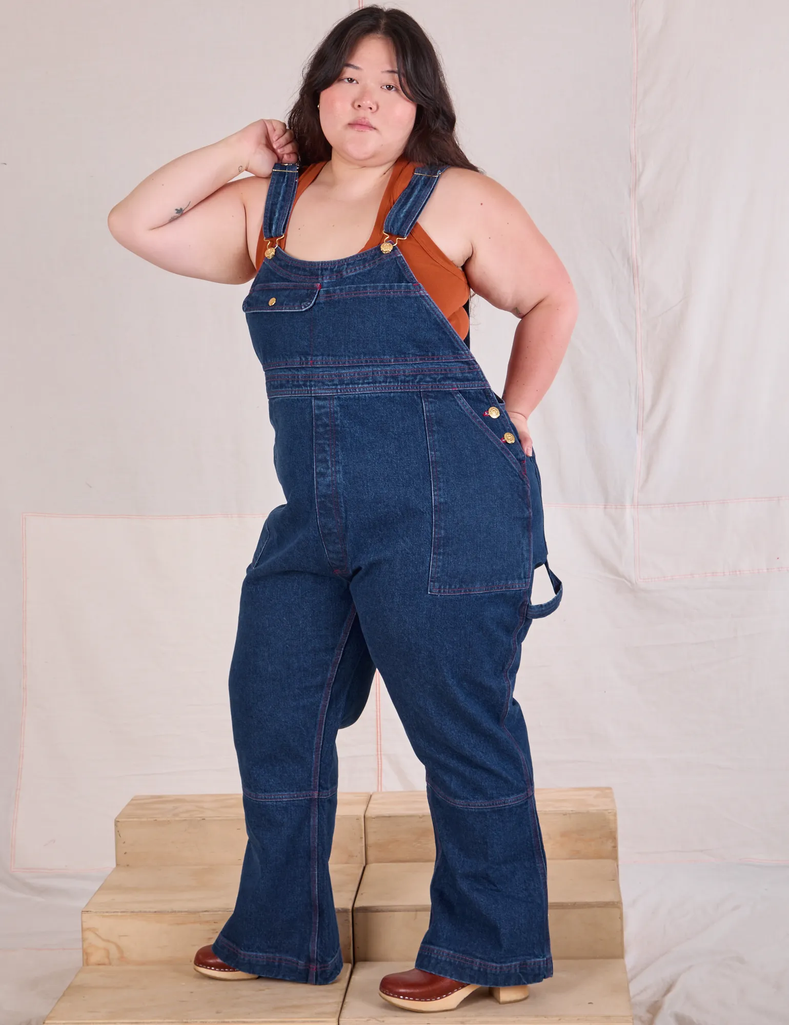 Carpenter Overalls - Dark Wash *FINAL SALE* sold by Big Bud Press product image thumbnail 5