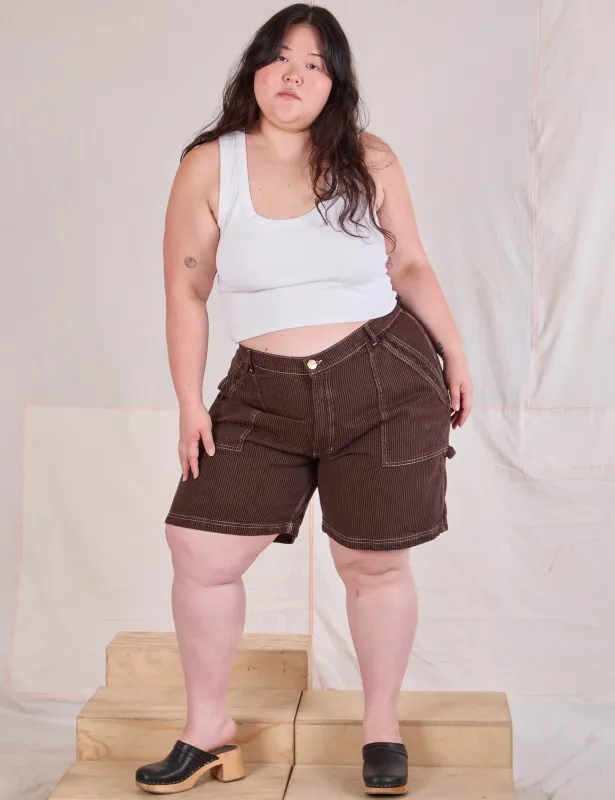 Railroad Carpenter Shorts - Fudgesicle Brown *FINAL SALE* sold by Big Bud Press