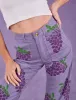 Paintstamped Work Pants - Grape sold by Big Bud Press
