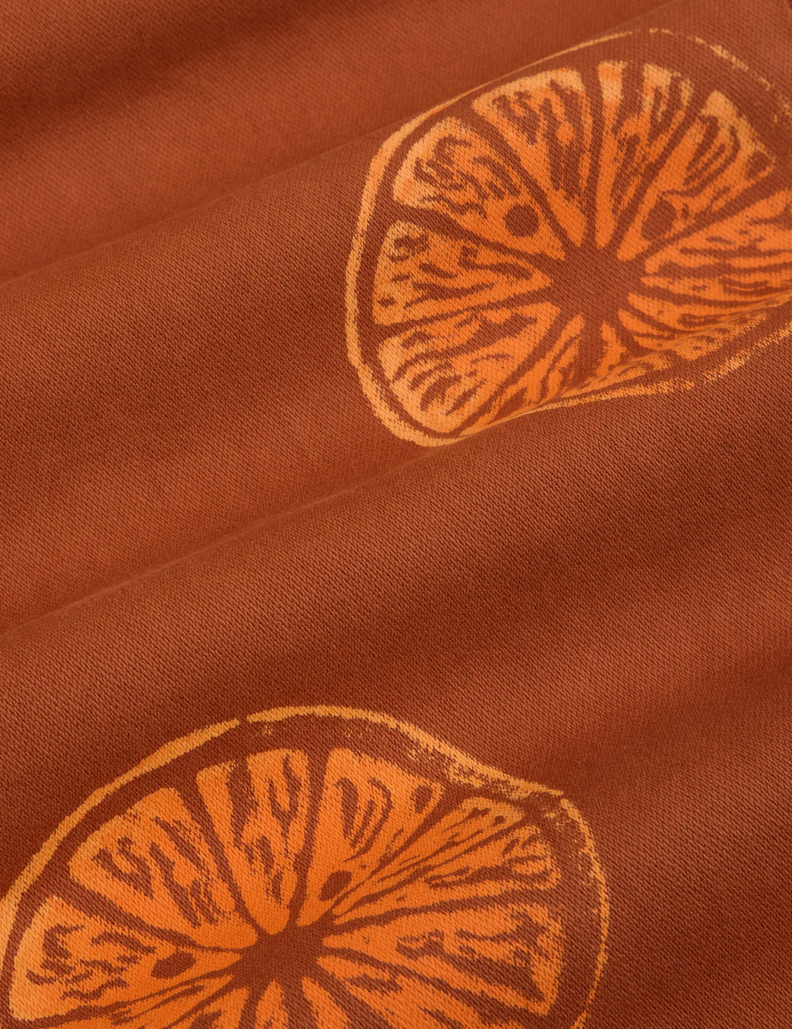 Paintstamped Work Pants - Orange *FINAL SALE* sold by Big Bud Press product image thumbnail 2