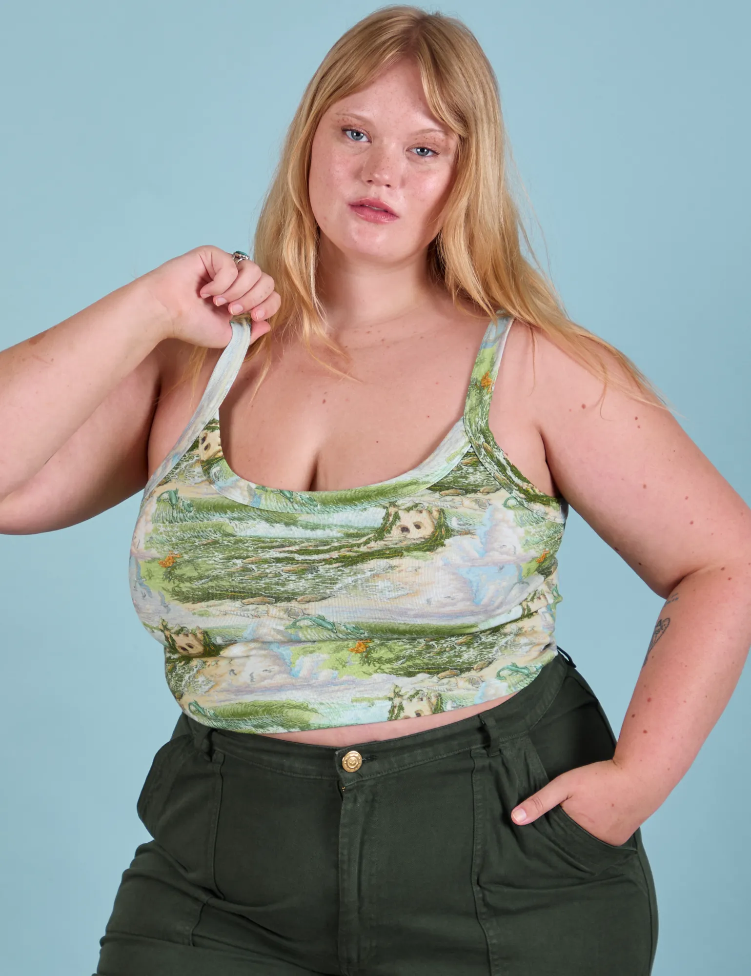 Ocean and Sky - Cami *FINAL SALE* sold by Big Bud Press product image thumbnail 3