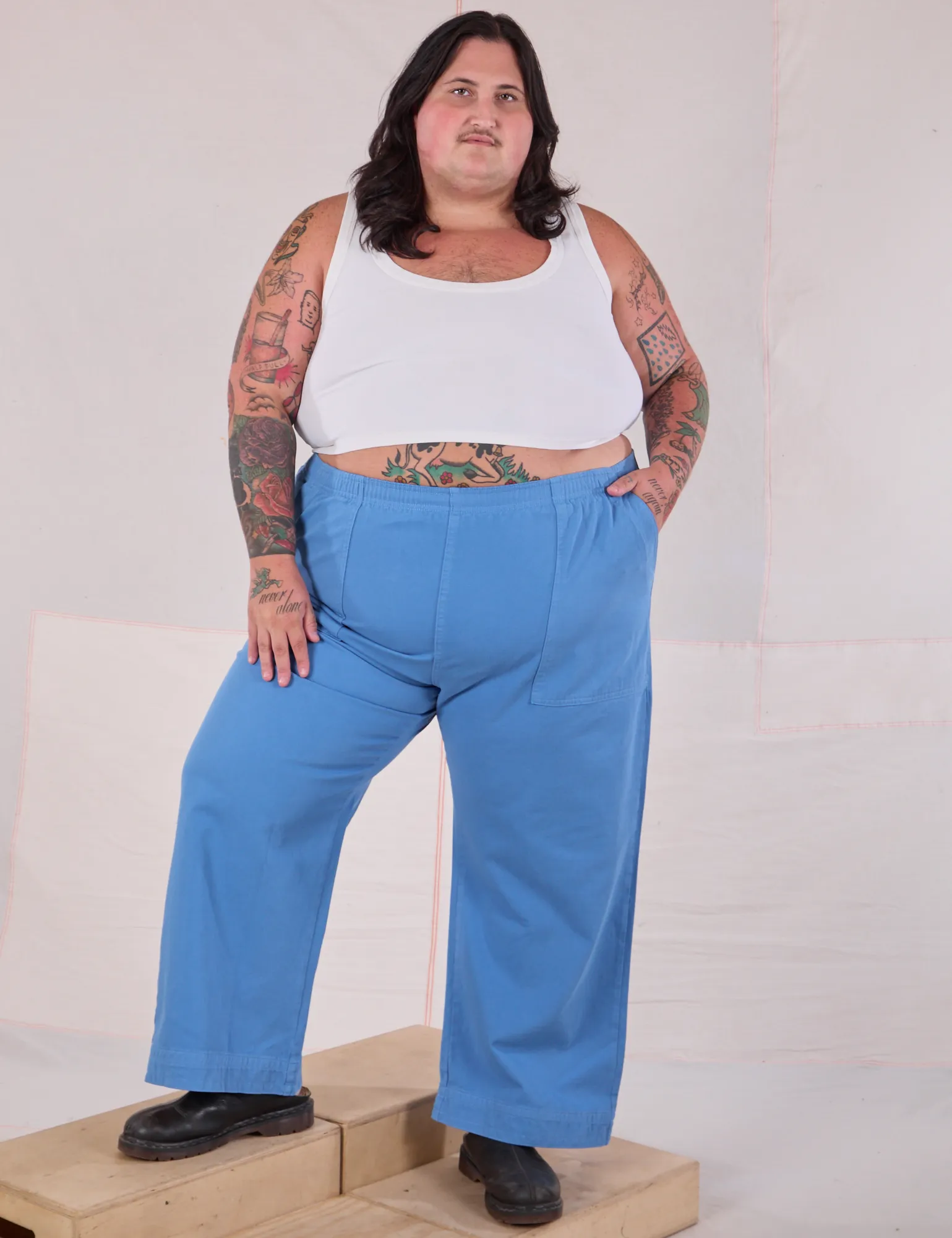 Action Pants - Greek Blue sold by Big Bud Press