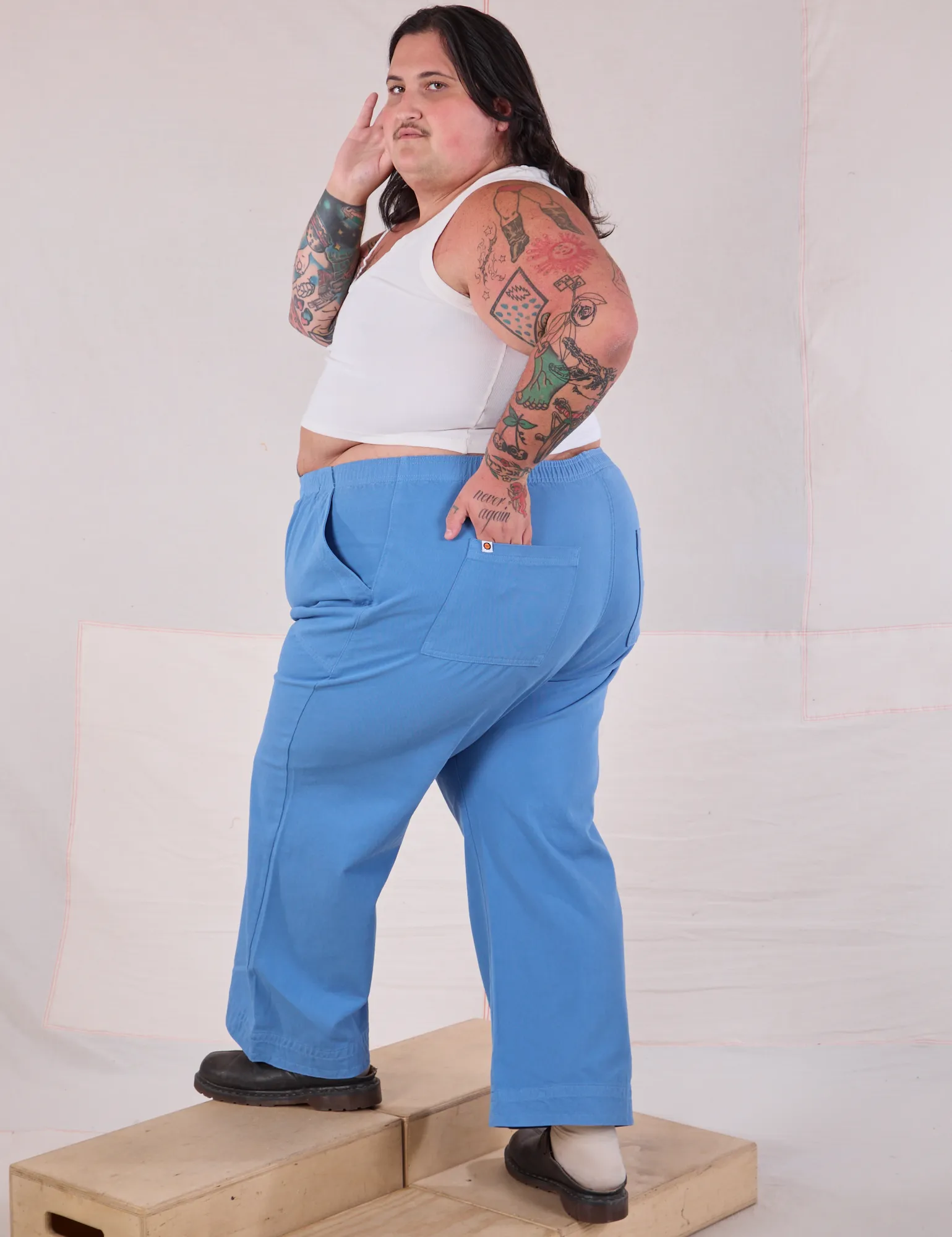 Action Pants - Greek Blue sold by Big Bud Press product image thumbnail 5