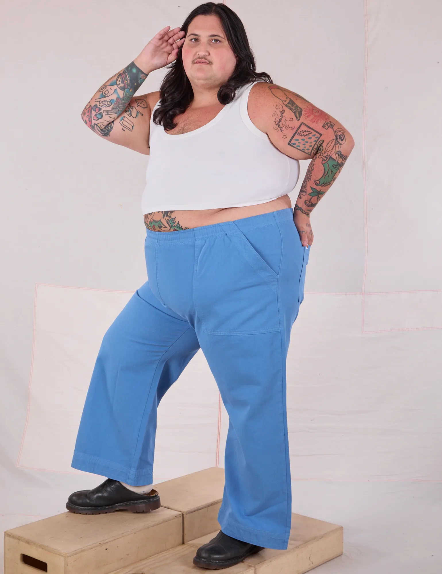 Action Pants - Greek Blue sold by Big Bud Press product image thumbnail 3