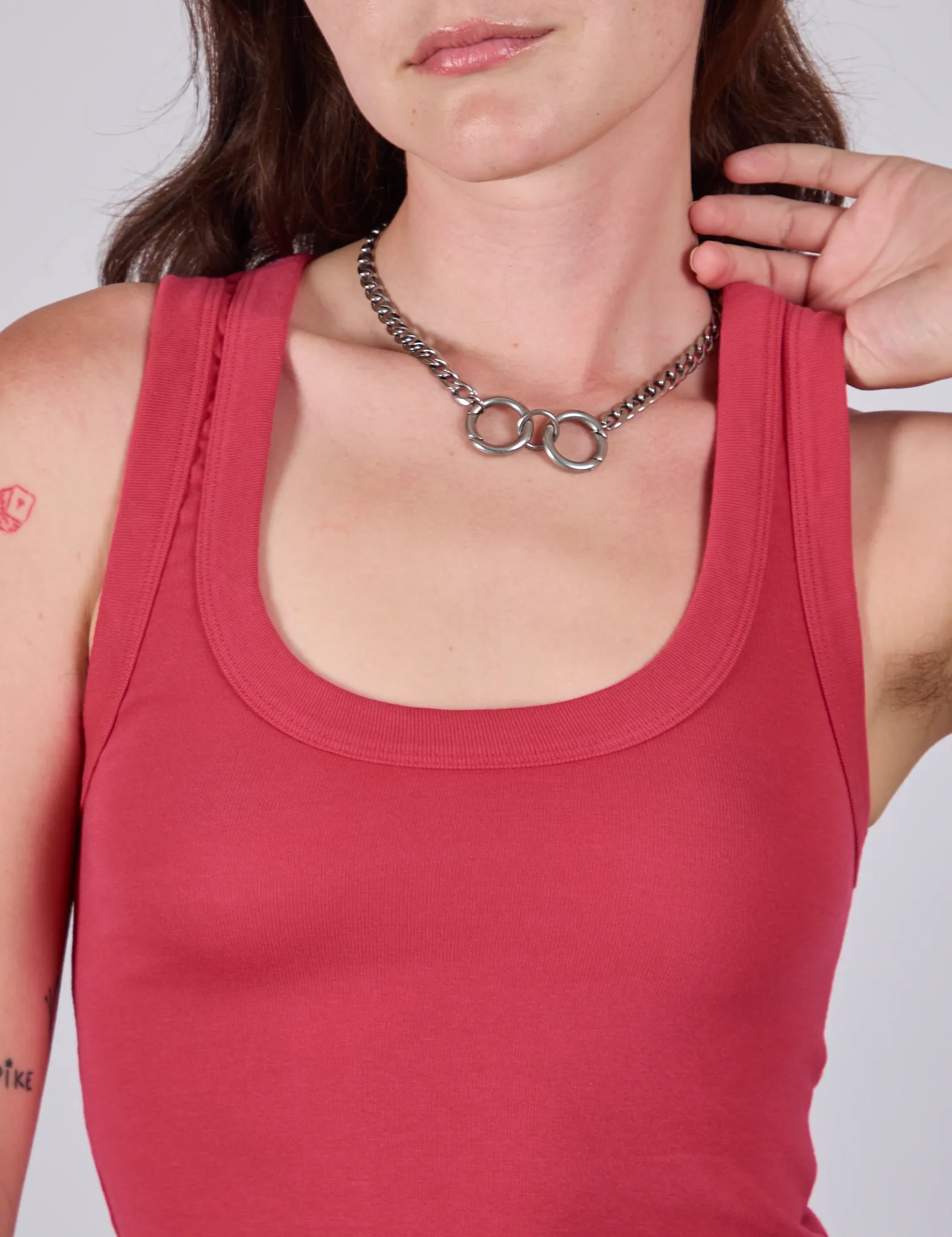 Cropped Tank Top - Hot Pink sold by Big Bud Press product image thumbnail 4