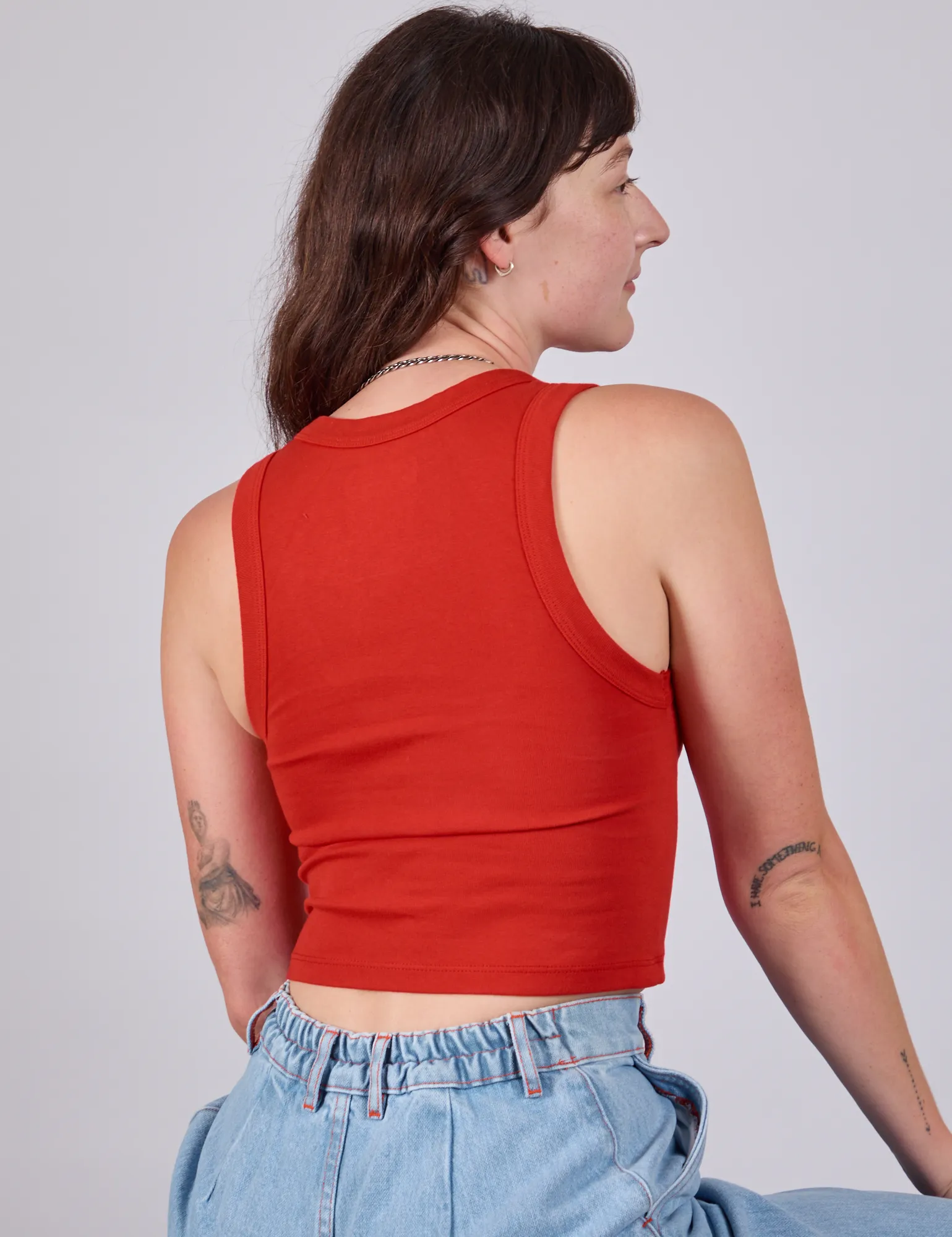 Cropped Tank Top - Mustang Red sold by Big Bud Press product image thumbnail 4