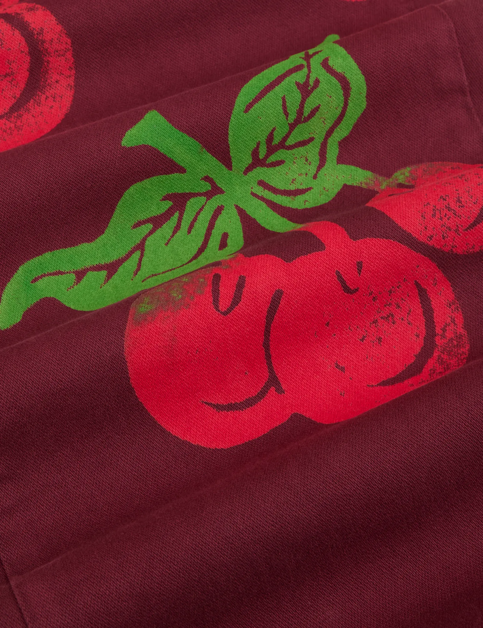 Cherry Paintstamped Work Pants - Red Wine *FINAL SALE* sold by Big Bud Press product image thumbnail 2