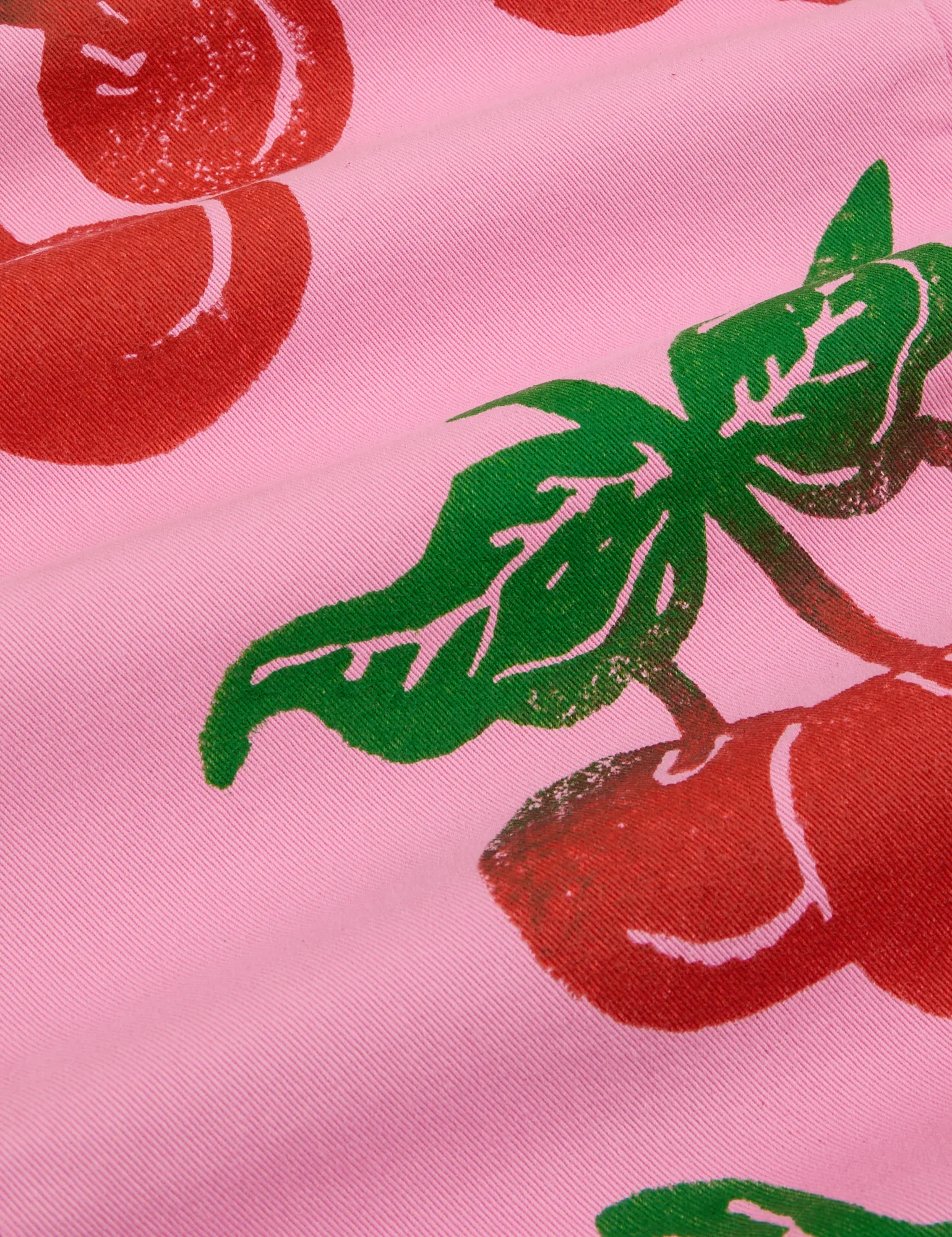 Cherry Paintstamped Work Pants - Bubblegum Pink *FINAL SALE* sold by Big Bud Press product image thumbnail 2