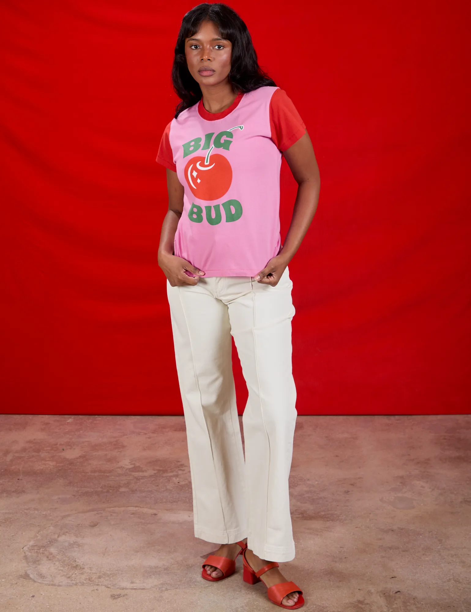 Vintage Tee - Big Red Cherry *FINAL SALE* sold by Big Bud Press product image thumbnail 4