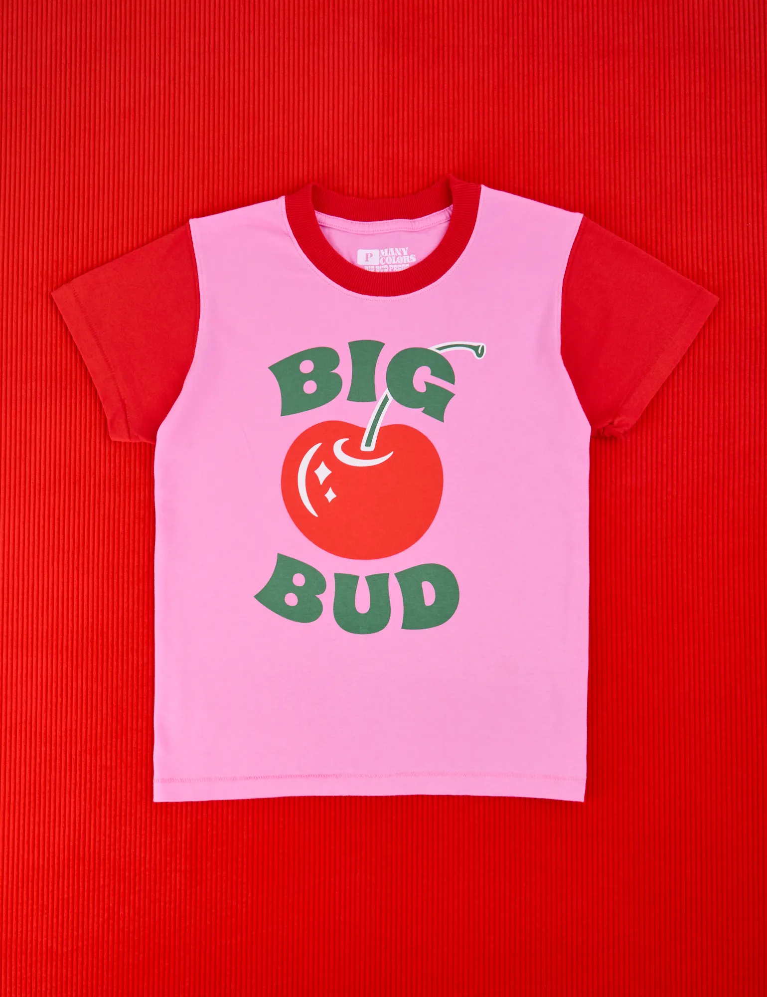 Vintage Tee - Big Red Cherry *FINAL SALE* sold by Big Bud Press