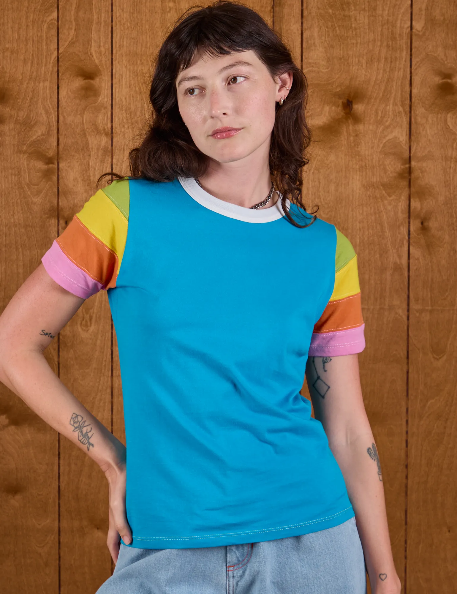 Calypso Tee - Rainbow sold by Big Bud Press product image thumbnail 4