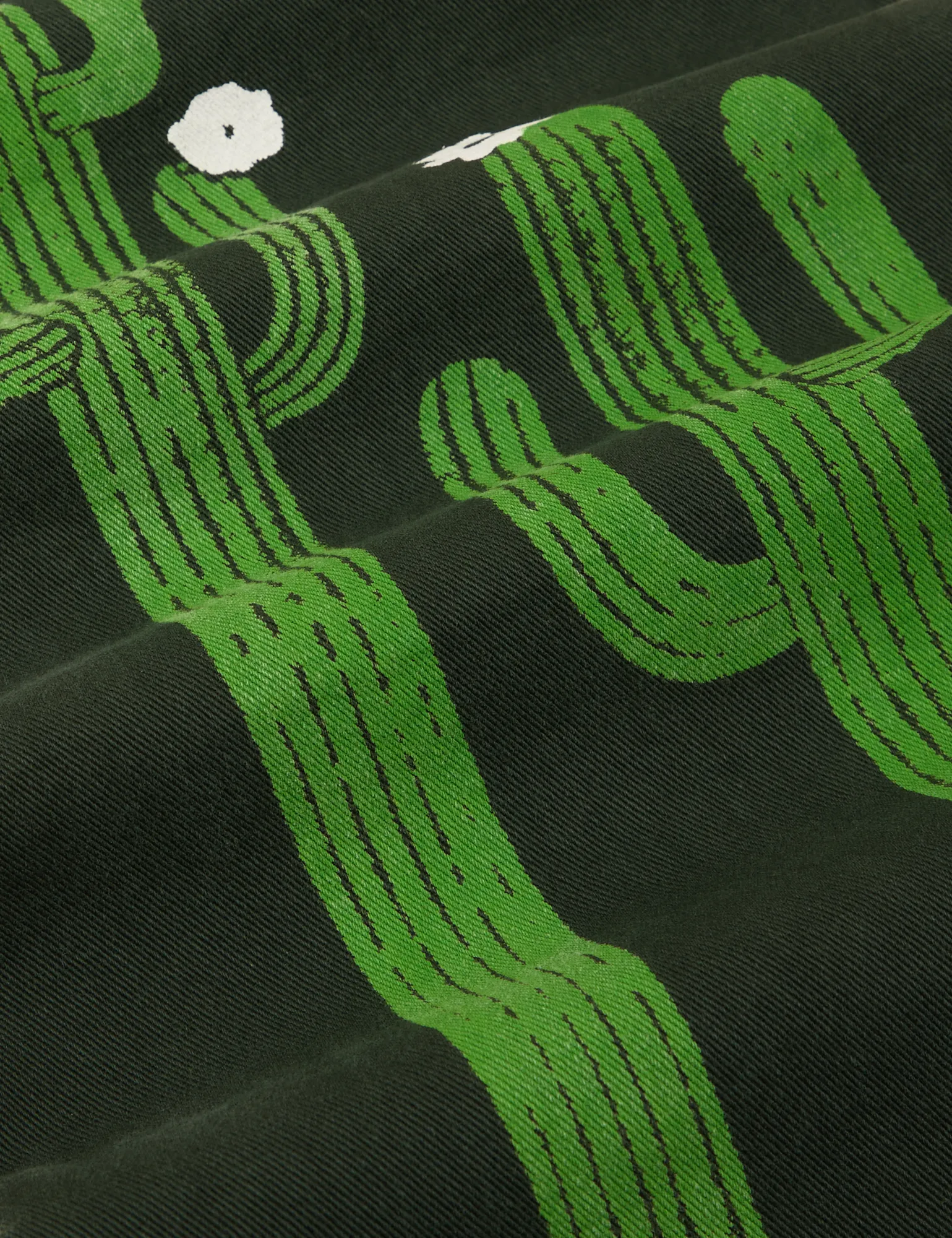Paintstamped Work Pants - Cactus *FINAL SALE* sold by Big Bud Press product image thumbnail 2