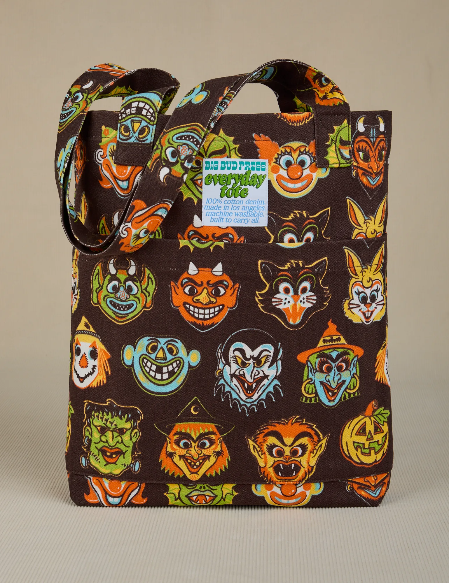 Halloween Masks Printed Bags *FINAL SALE* sold by Big Bud Press product image thumbnail 2