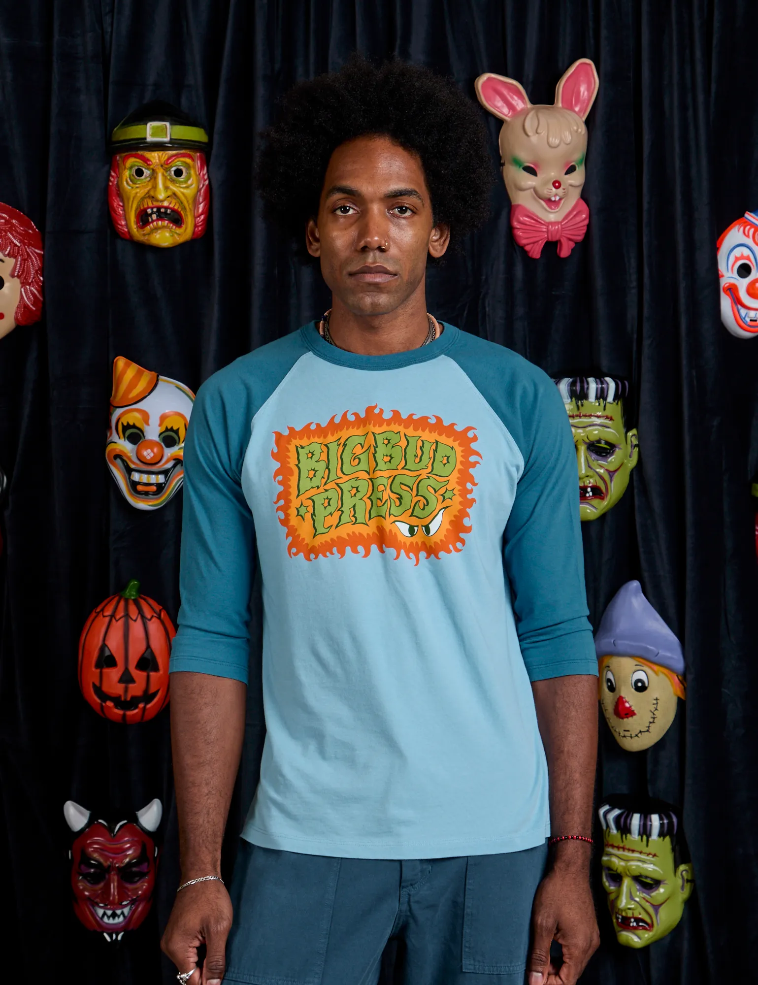Raglan Tee - Haunted BBP *FINAL SALE* sold by Big Bud Press product image thumbnail 3