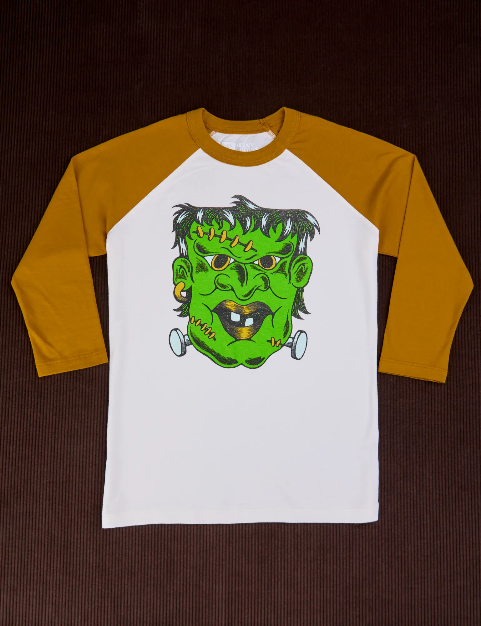 Raglan Tee - Frankenstein *FINAL SALE* sold by Big Bud Press