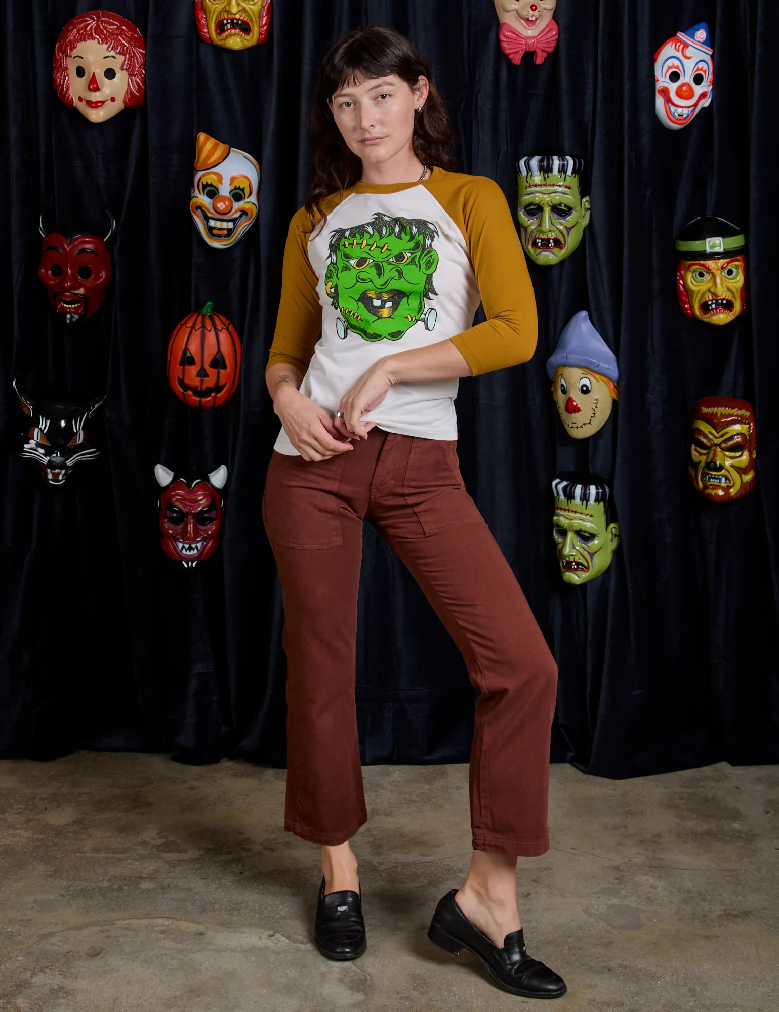 Raglan Tee - Frankenstein *FINAL SALE* sold by Big Bud Press product image thumbnail 5