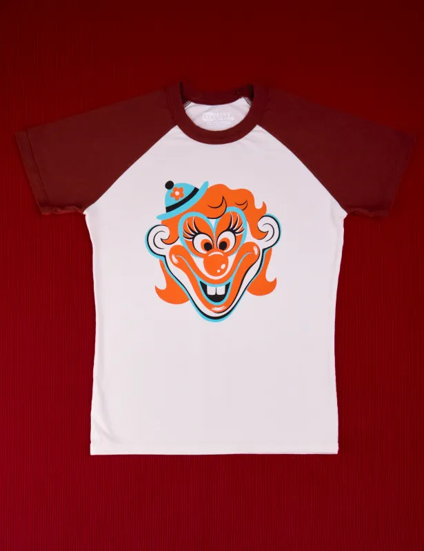 Raglan Tee - Clown *FINAL SALE* sold by Big Bud Press