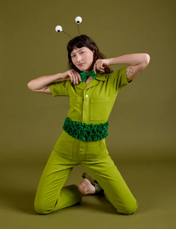 Halloween Jumpsuit Sale - Gross Green *FINAL SALE* made by Big Bud Press