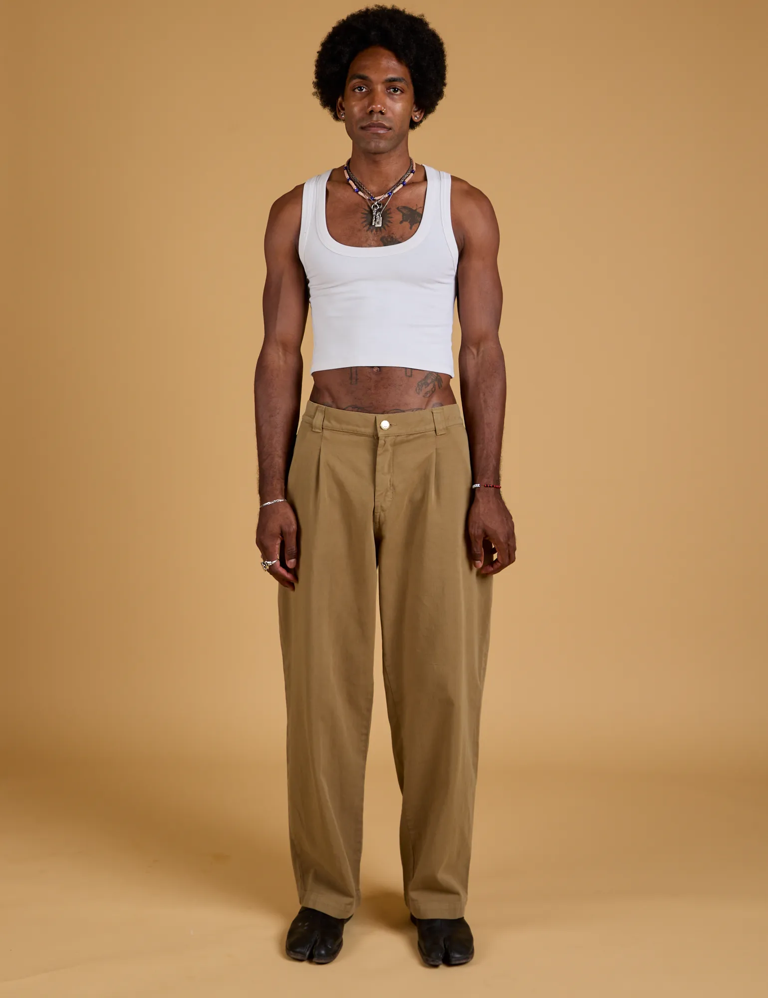 Baggy Mid-Rise Trousers - Desert Brown sold by Big Bud Press product image thumbnail 3