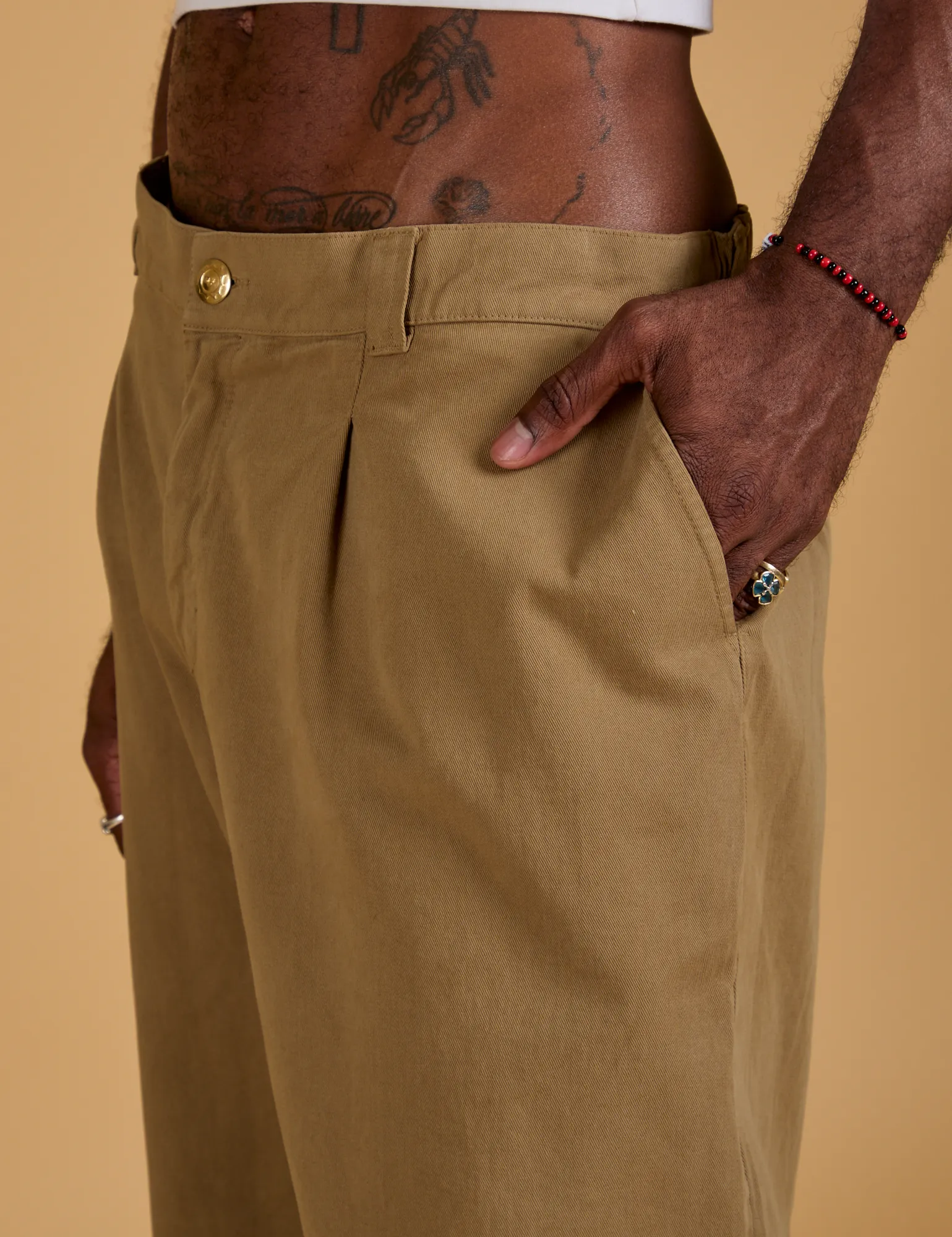 Baggy Mid-Rise Trousers - Desert Brown sold by Big Bud Press product image thumbnail 4